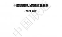 2021年中国联通算力网络实践案例 （附下载）