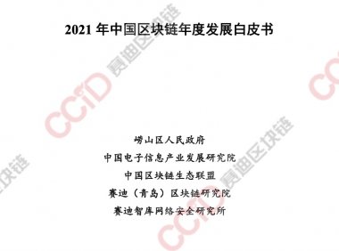 CCiD：2021年中国区块链年度发展白皮书（附下载）
