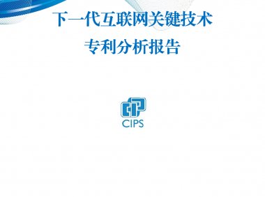 CIPS：下一代互联网关键技术专利分析报告
